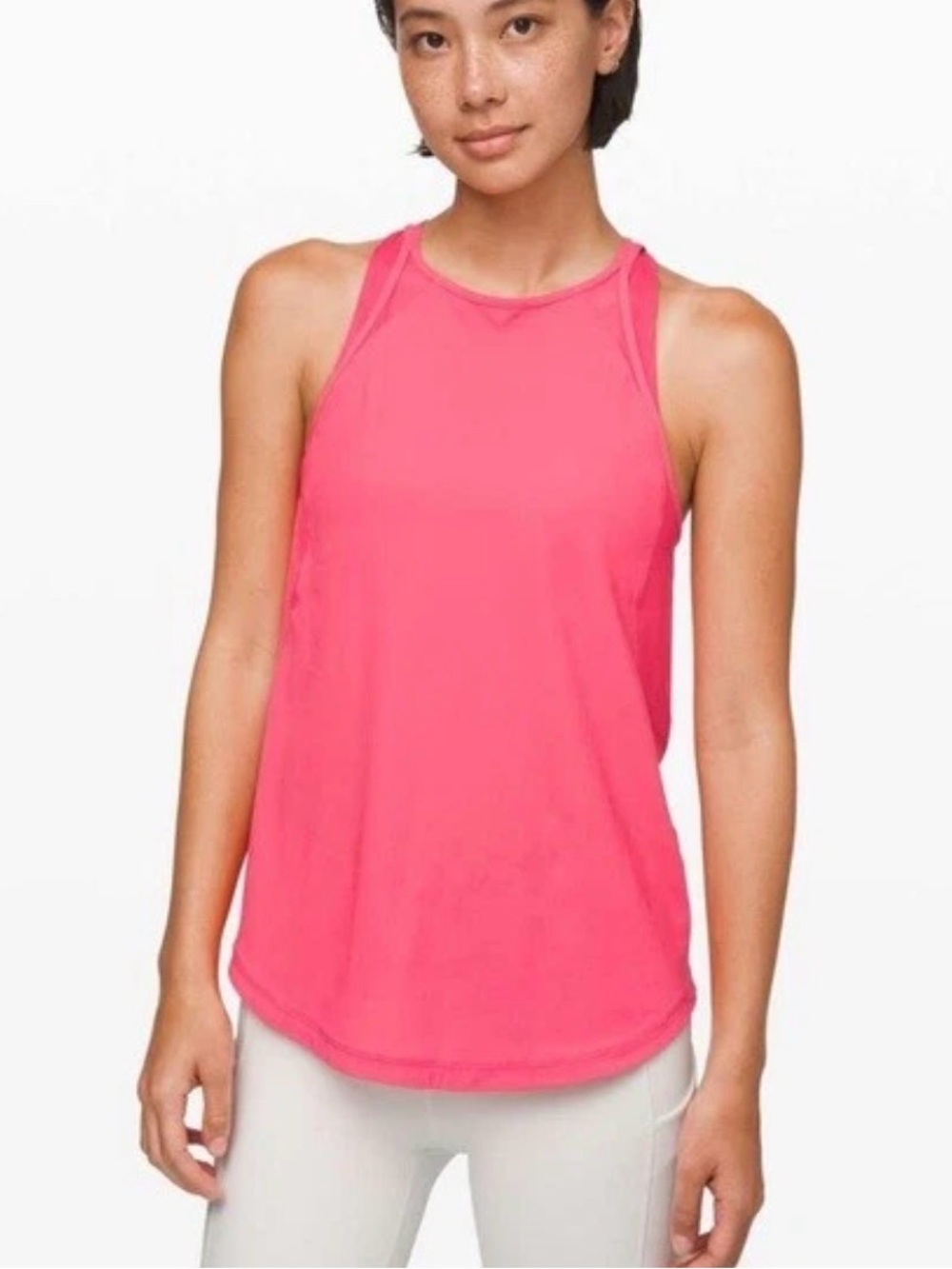 Lululemon RUN OFF ROUTE TANK HEARTTHROB - Picture 1 of 5
